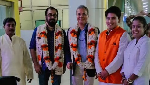 Philanthropist Sunil Kothari Welcomed in Varanasi for New Movie Project