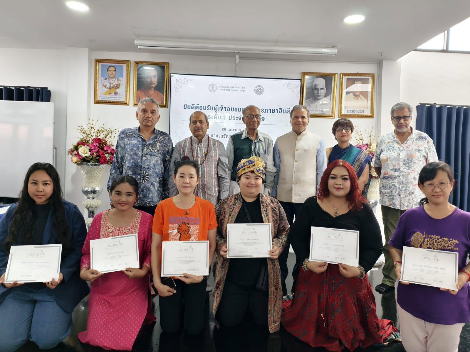 It was a genuine pleasure to attend the Certificate Presentation Ceremony for Term 2/2025 at the Thai-Bharat Cultural Lodge (TBCL), Thailand — an evening that beautifully captured the spirit of cultural exchange and the enduring bond between India and Thailand. Around 40 students were felicitated for successfully completing Hindi language courses at Levels 1, 2, and 3. Each certificate represented not just a linguistic milestone, but a personal commitment — hours of dedication and a sincere enthusiasm for a language that carries centuries of culture, literature, and warmth. The occasion also served as the Opening Ceremony for the Hindi Language Course for Term 1/2026, welcoming nearly 100 new students embarking on their own Hindi learning journey. Seeing a new cohort take that first step was equally heartening. What struck me most was the energy in the room. Faces lit up with a shared love for the language — a reminder that Hindi, far from being confined to its homeland, continues to find eager hearts across borders. Initiatives like this, led by TBCL, play a vital role in strengthening the cultural fabric that connects our two nations. Language is never just grammar and vocabulary — it is an open door to understanding, friendship, and a deeper appreciation of one another's heritage. Proud to have been part of this meaningful occasion, and looking forward to seeing this community grow with every term.